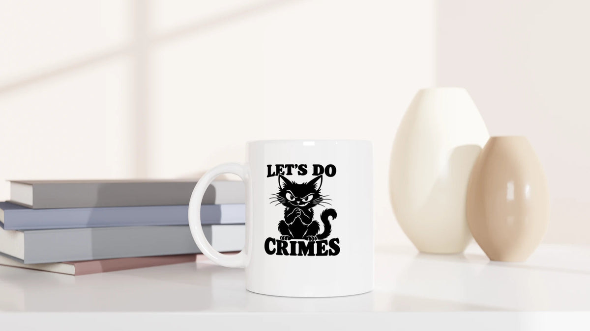Tasse 325ml - LET'S DO CRIMES - Katze