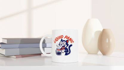 Tasse 325ml - Liquid Panic - Katze & Kaffee