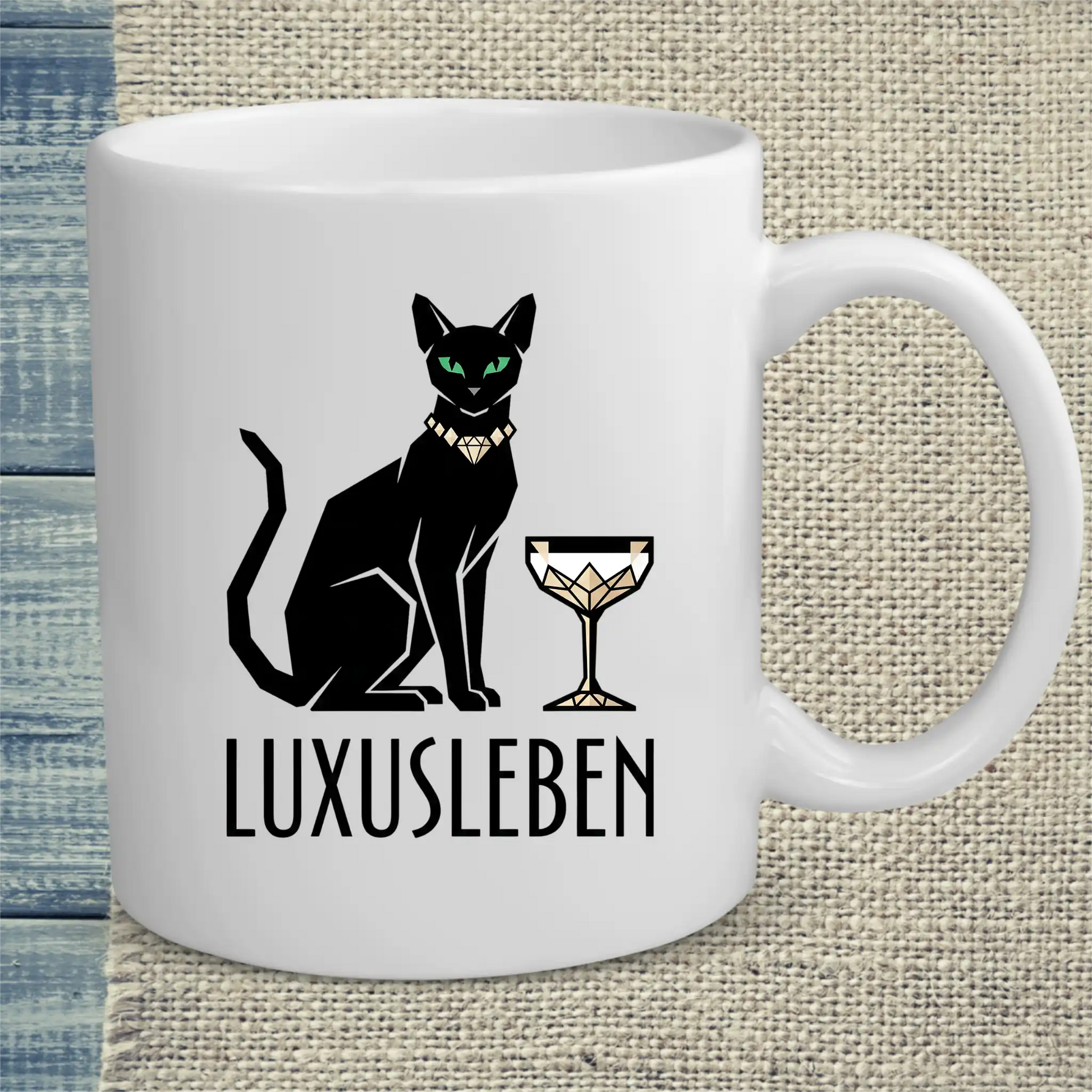 Tasse 325ml - Luxusleben - Katze