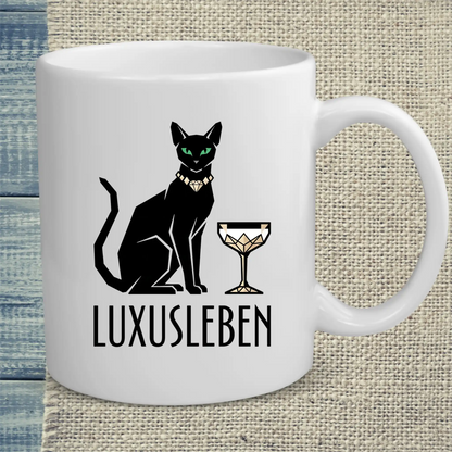 Tasse 325ml - Luxusleben - Katze