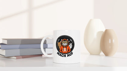 Tasse 325ml - Mach auf - Katze, Cat Guy