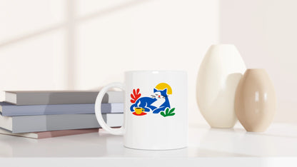Tasse 325ml - Matisse Katze mit Kaffee - Katze & Kaffee