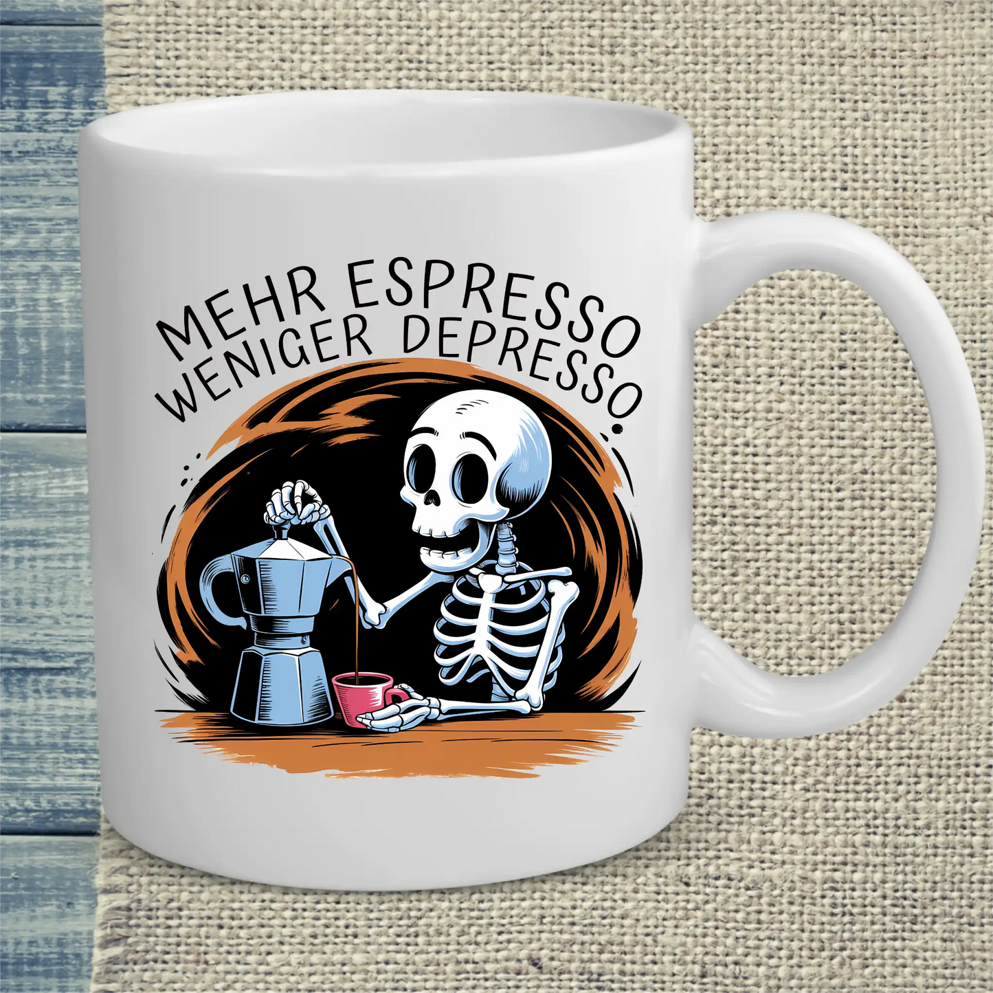 Tasse 325ml - Mehr Espresso Weniger Depresso - Kaffee