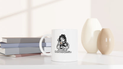 Tasse 325ml - Mein Halloween-Kostüm - Katze & Kaffee, Halloween