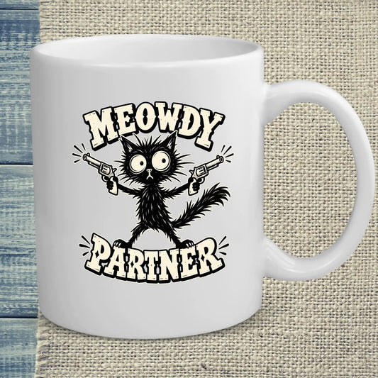 Tasse 325ml - Meowdy Partner - Katze