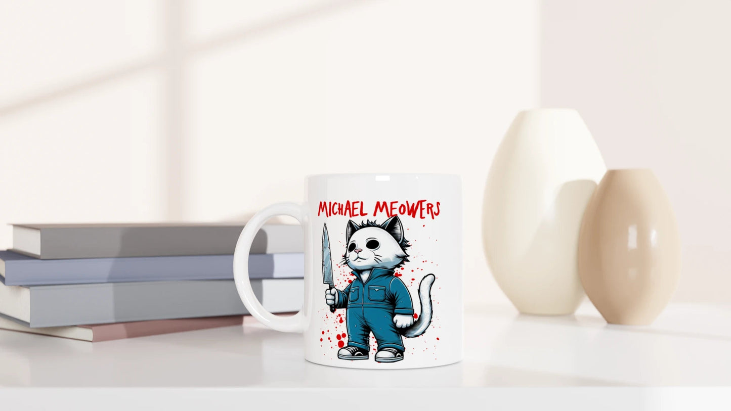 Tasse 325ml - Michael Meowers - Katze, Cat Guy
