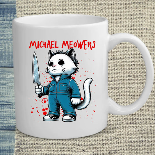 Tasse 325ml - Michael Meowers - Katze, Cat Guy