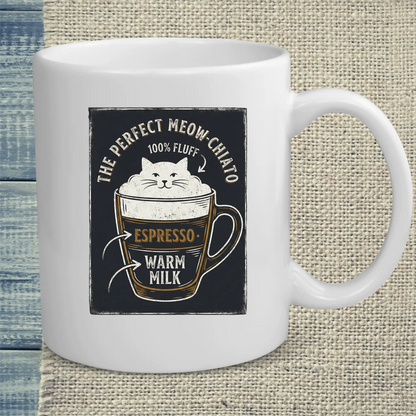 Tasse 325ml - Miow-Chiato - Katze & Kaffee