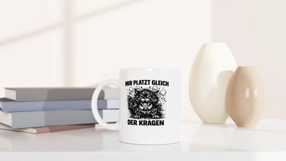 Tasse 325ml - Mir platzt gleich der Kragen - Katze