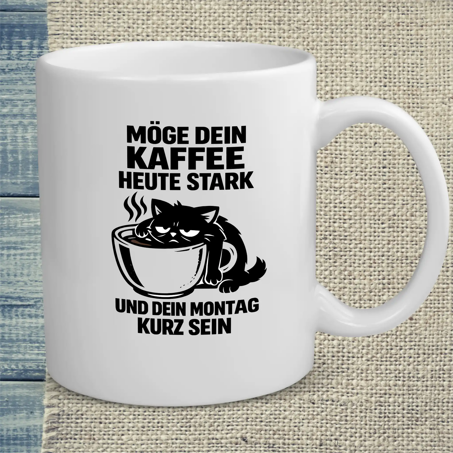 Tasse 325ml - MÖGE DEIN KAFFEE - Katze & Kaffee