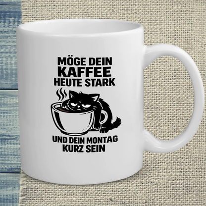 Tasse 325ml - MÖGE DEIN KAFFEE - Katze & Kaffee