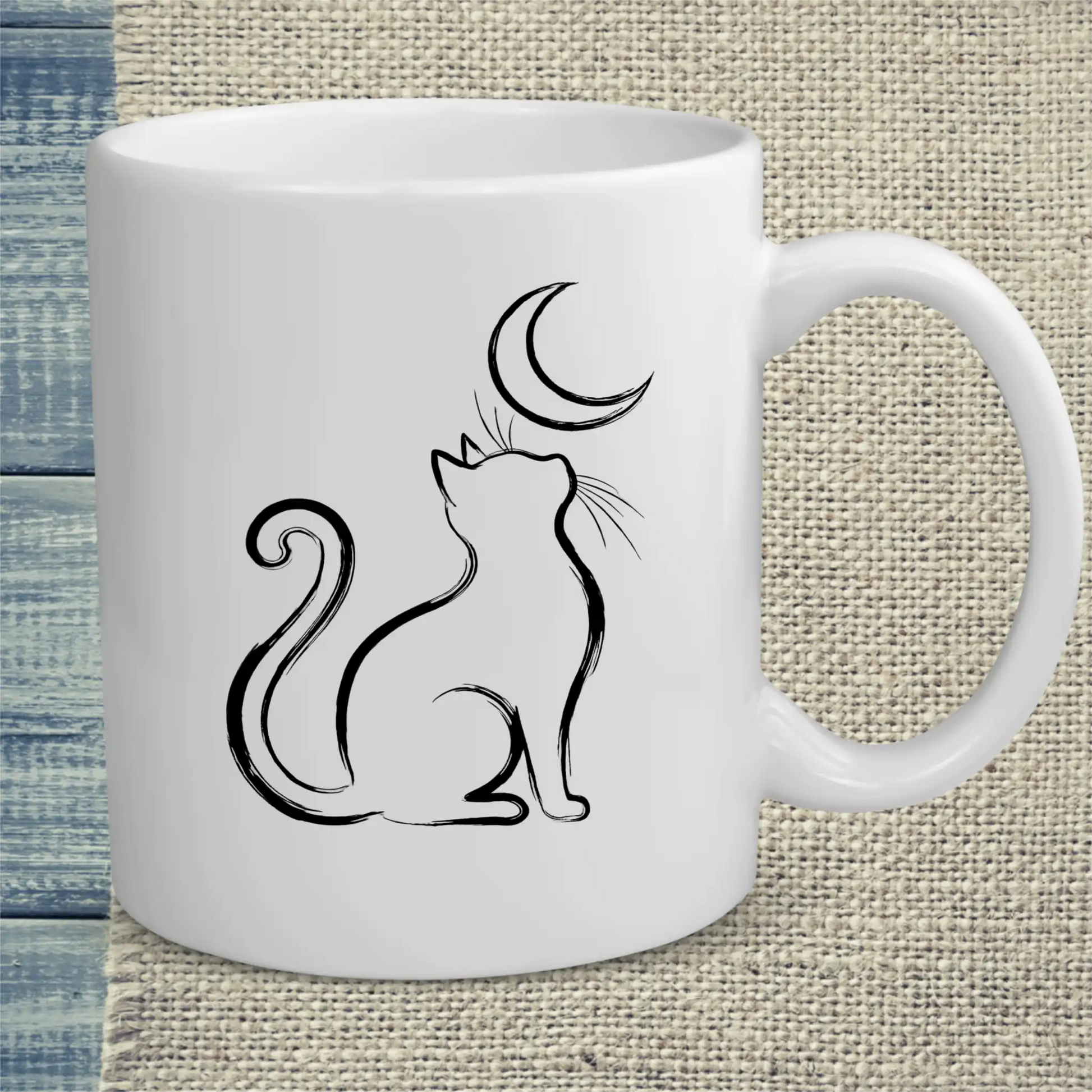 Tasse 325ml - Moon Cat - Katze