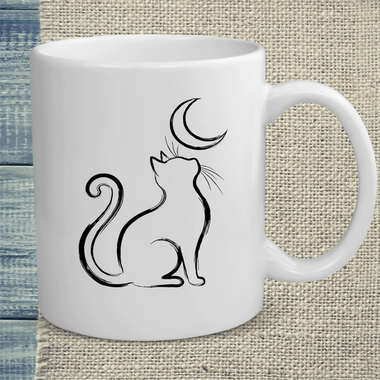 Tasse 325ml - Moon Cat - Katze