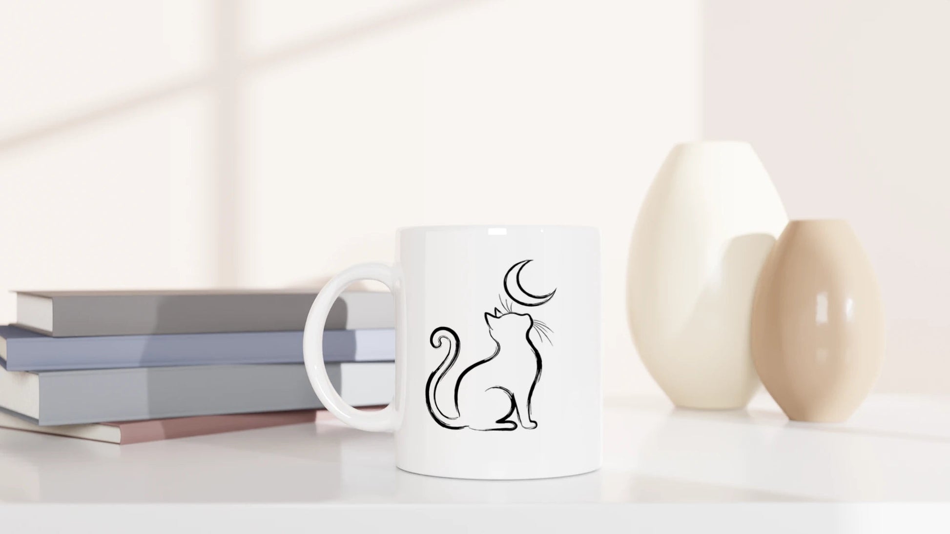 Tasse 325ml - Moon Cat - Katze