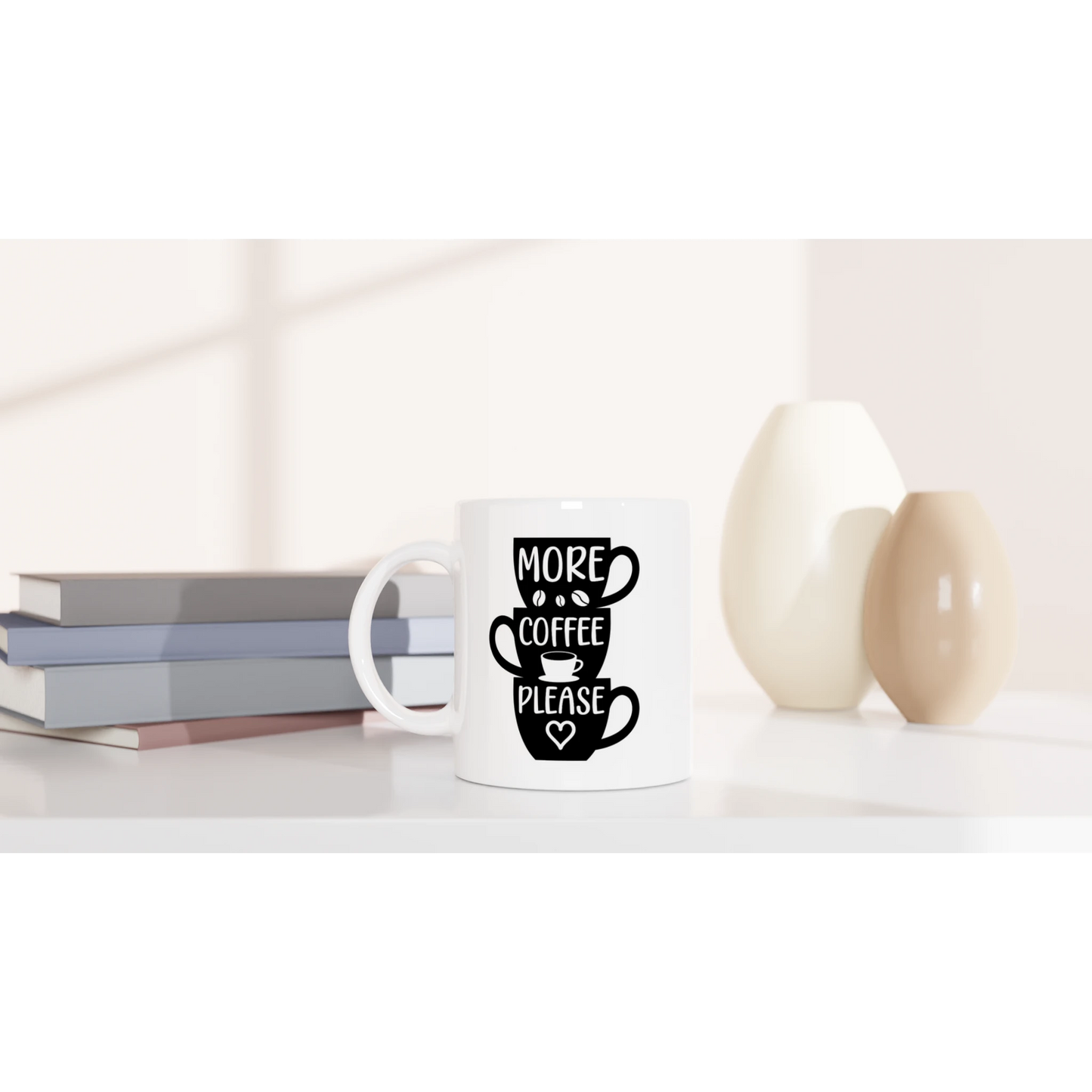 Tasse 325ml - More Coffee Please - Kaffee