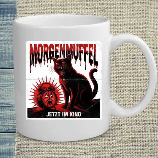 Tasse 325ml - Morgenmuffel - Kino - Katze & Kaffee