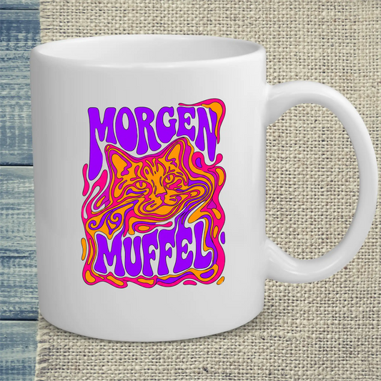 Tasse 325ml - Morgenmuffel - Katze & Kaffee