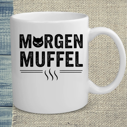 Tasse 325ml - Morgenmuffel - Katze & Kaffee