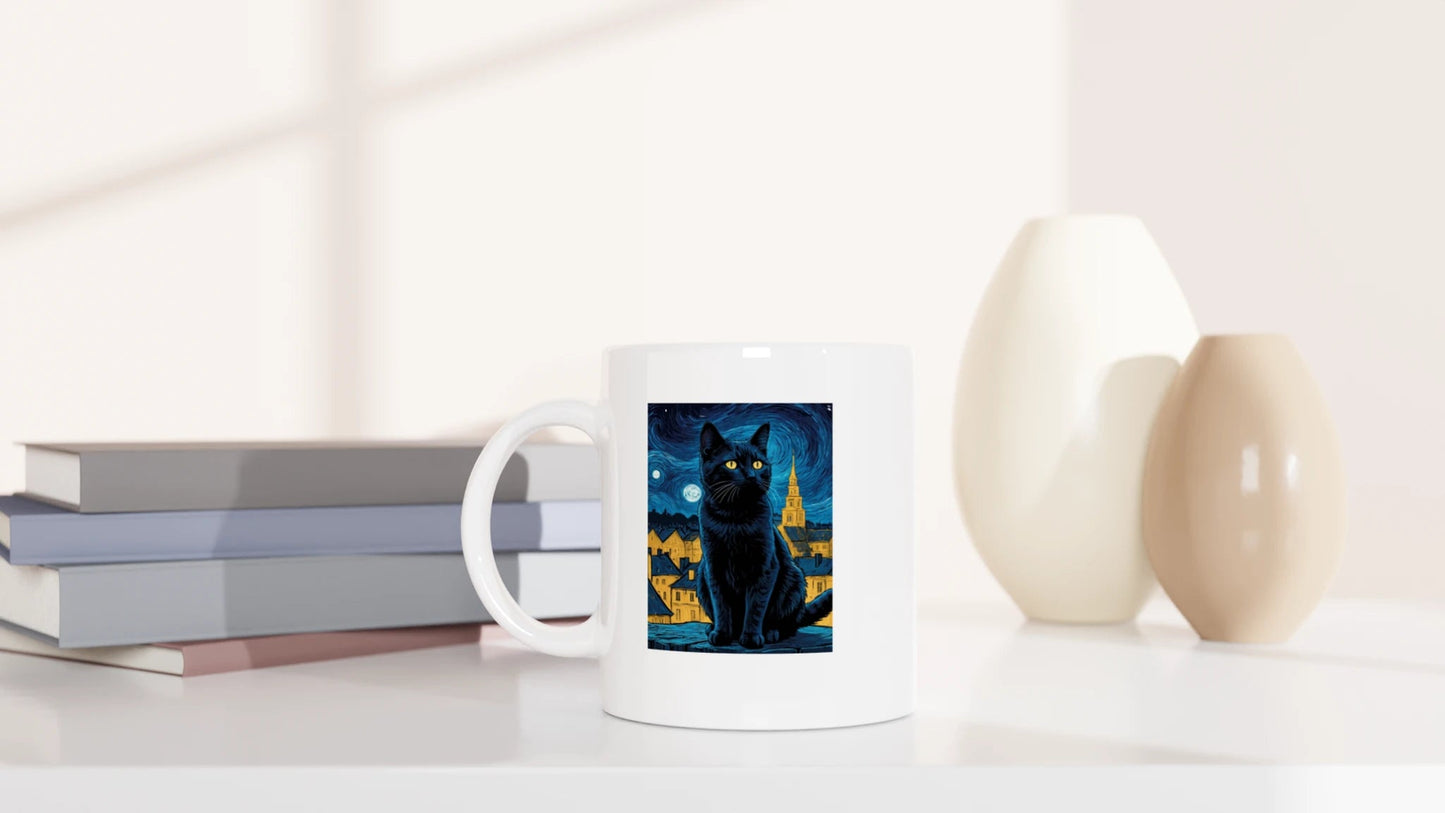Tasse 325ml - Nacht - Katze