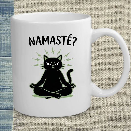 Tasse 325ml - Namaste? - Katze