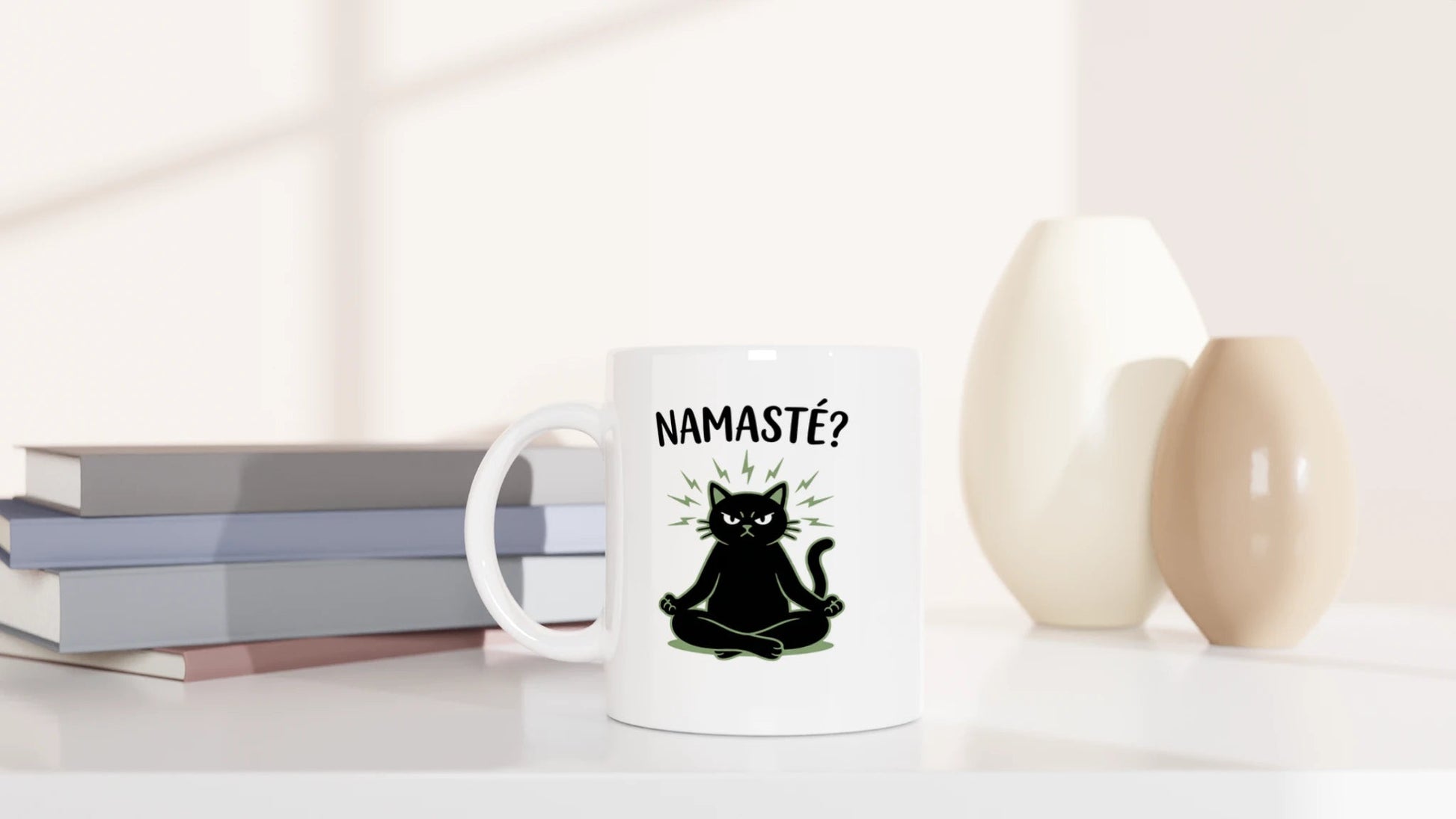 Tasse 325ml - Namaste? - Katze
