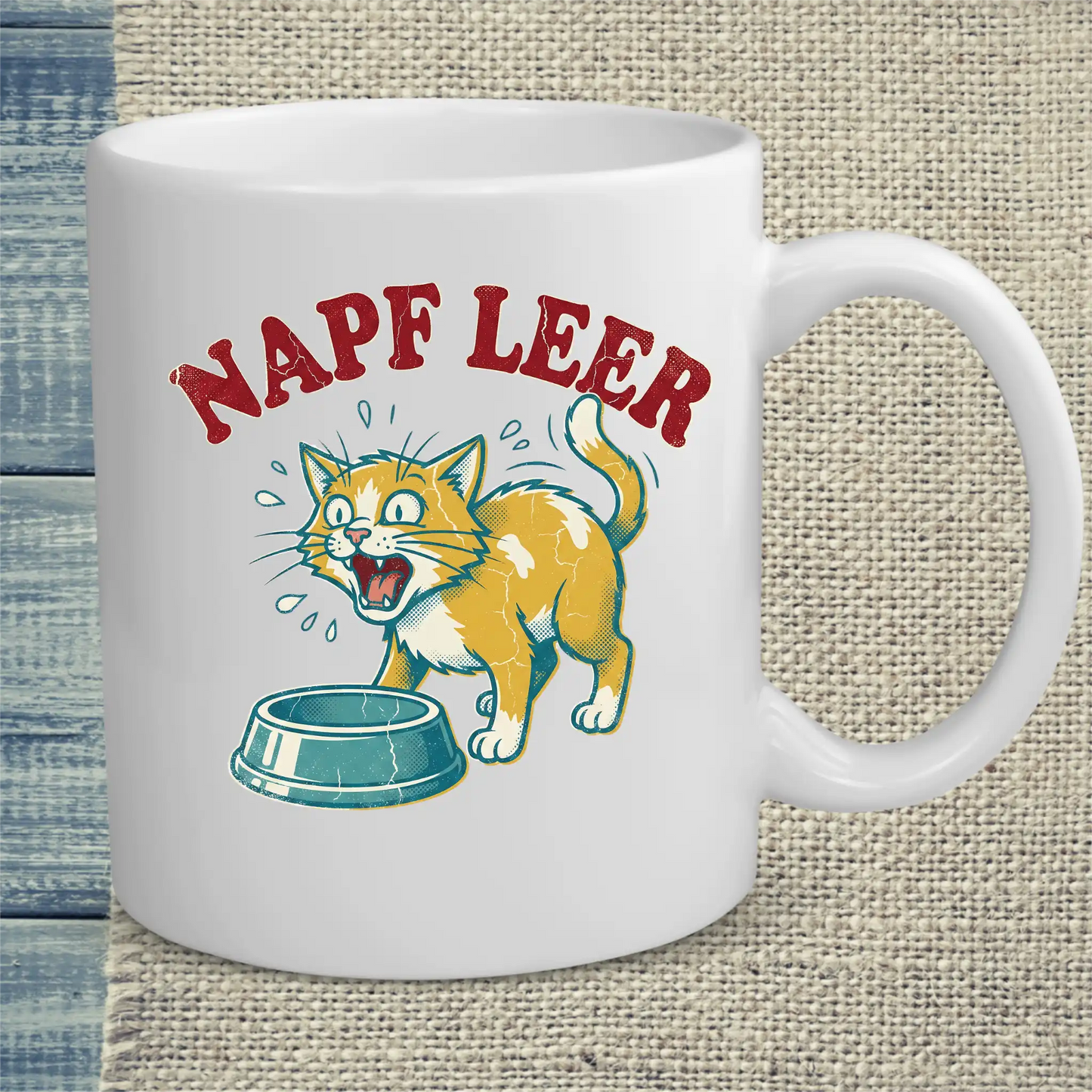 Tasse 325ml - Napf leer - Katze