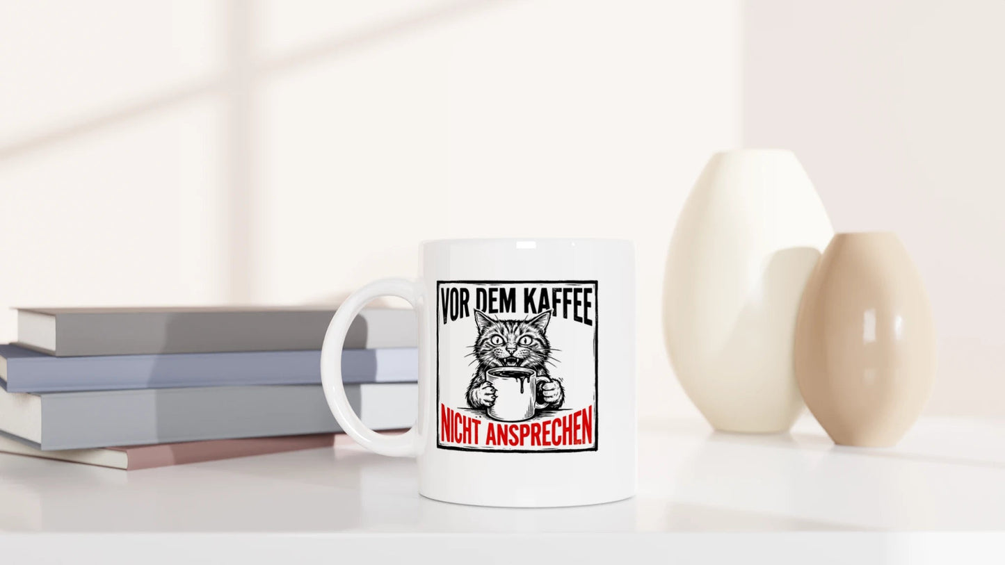Tasse 325ml - Nicht ansprechen - Katze & Kaffee