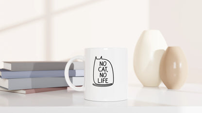 Tasse 325ml - No Cat No Life - Katze
