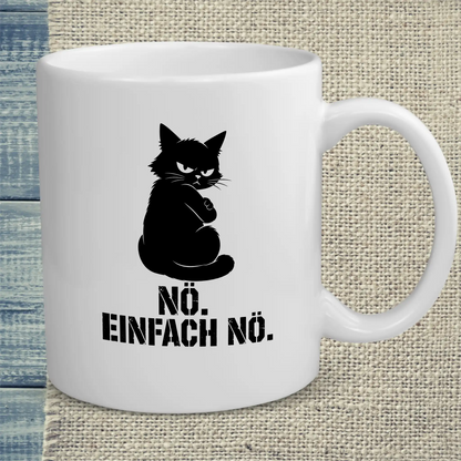 Tasse 325ml - Nö. Einfach Nö. - Katze