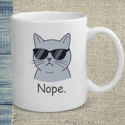 Tasse 325ml - nope. - Katze