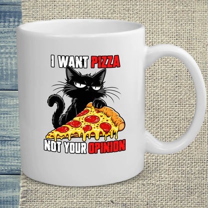 Tasse 325ml - Not your opinion - Katze