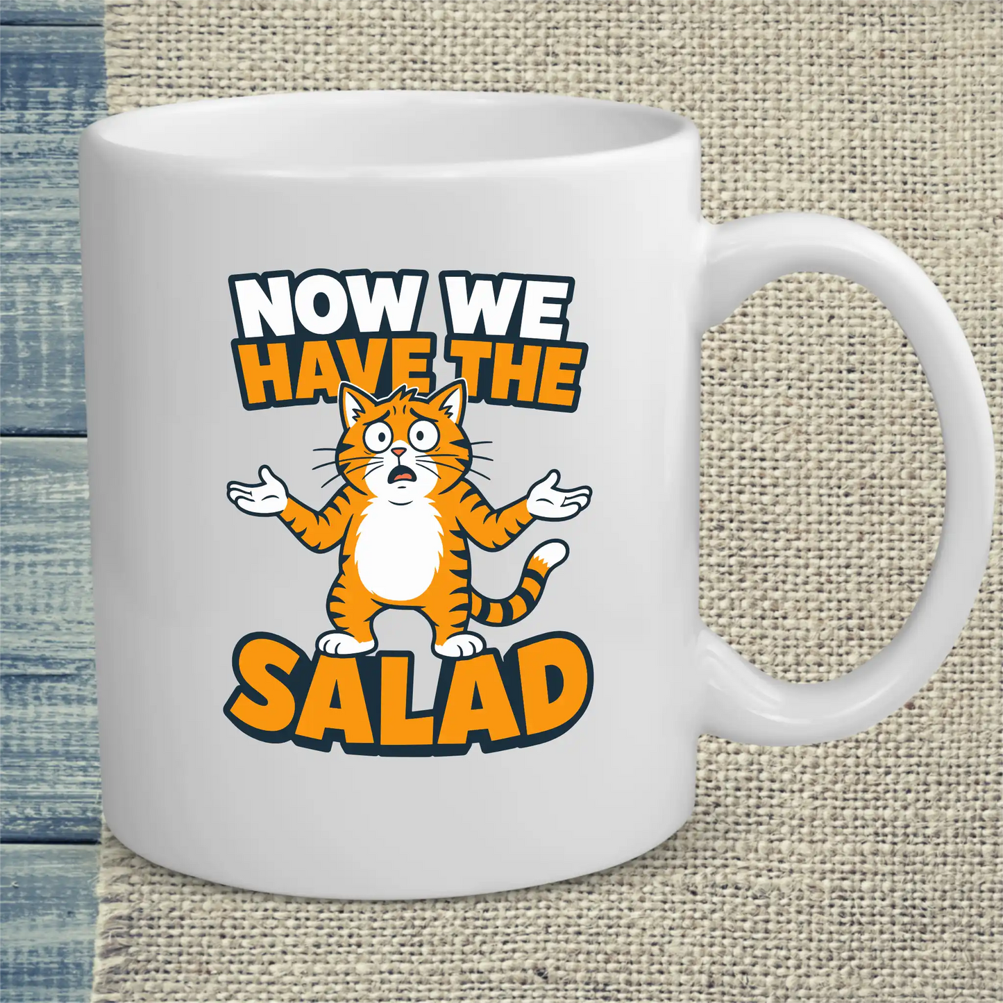 Tasse 325ml - Now we have the salad - Katze