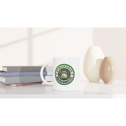 Tasse 325ml - Offizieller Club der Morgenmuffel - Katze & Kaffee