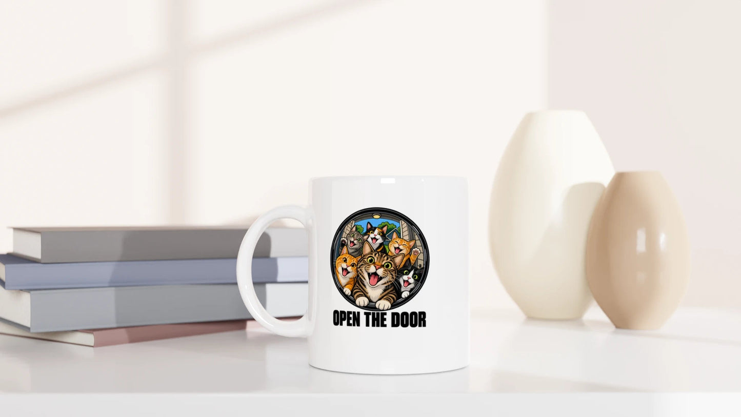 Tasse 325ml - Open the Door - Katze