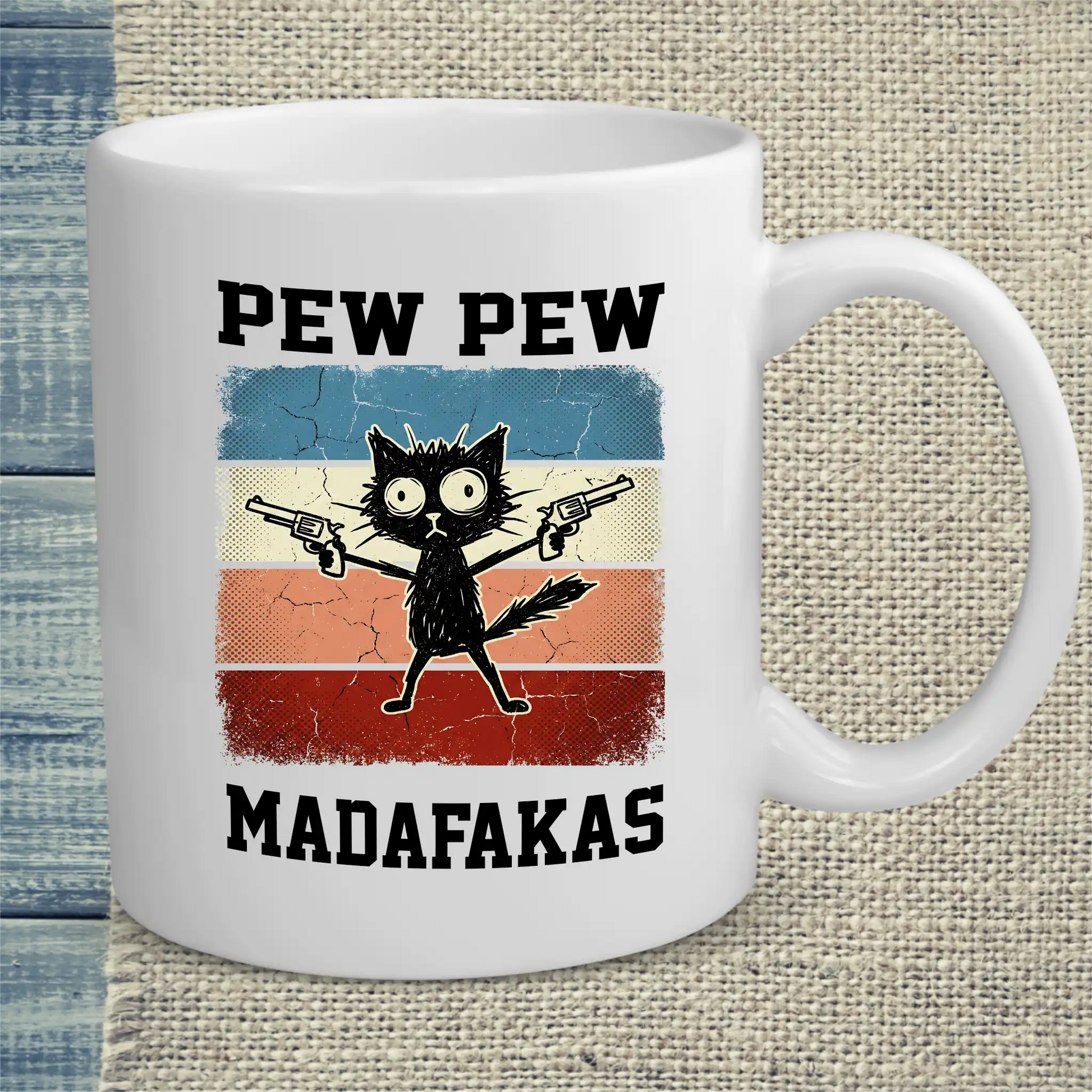 Tasse 325ml - Pew Pew Madafakas - Katze
