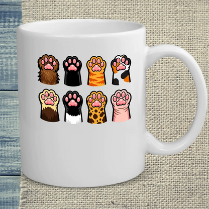 Tasse 325ml - Pfoten - Katze