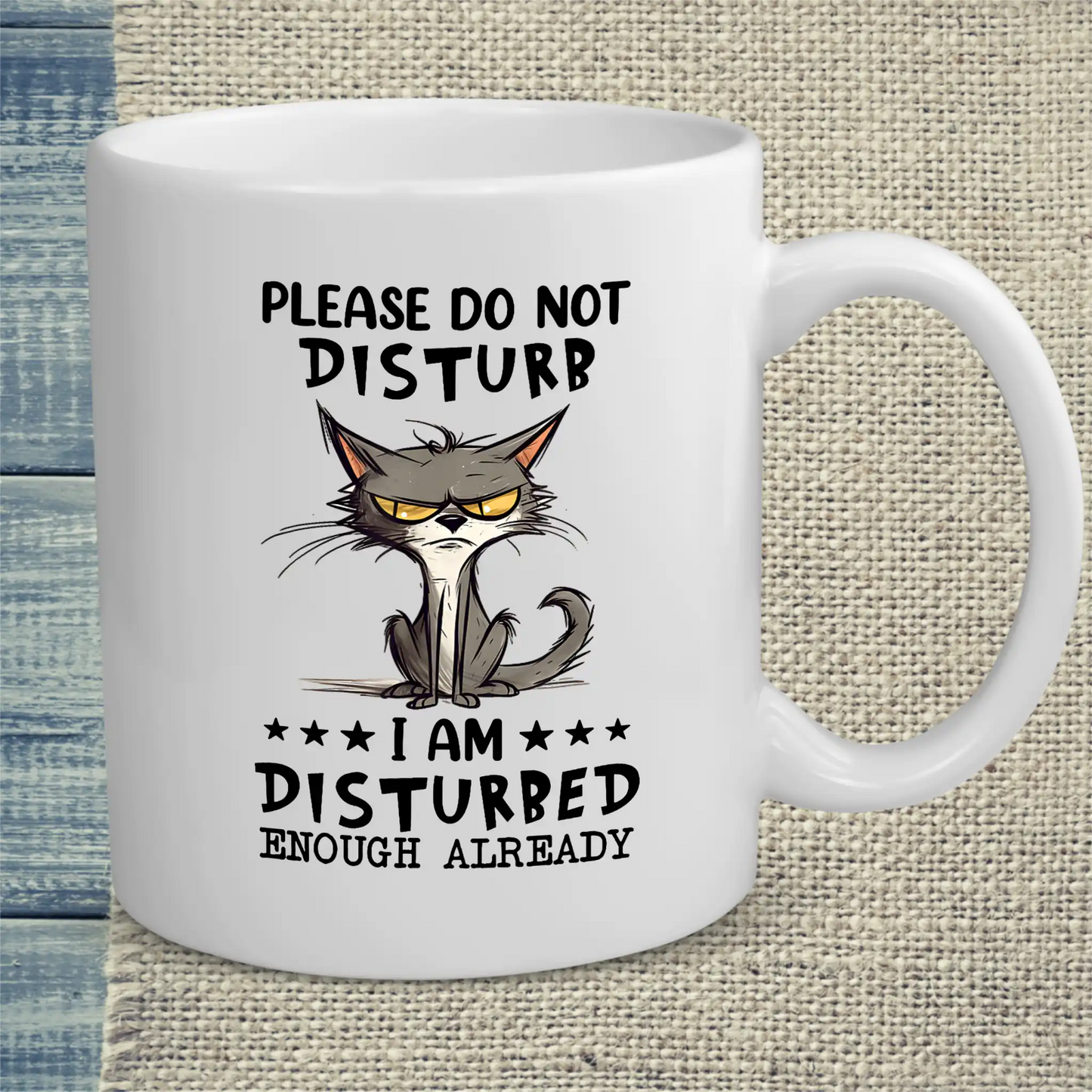 Tasse 325ml - Please Do Not Disturb - Katze