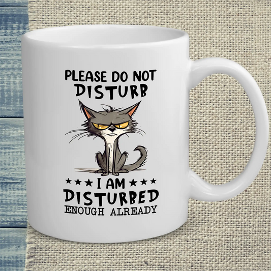 Tasse 325ml - Please Do Not Disturb - Katze