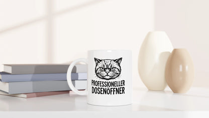 Tasse 325ml - Professioneller Dosenöffner - Katze