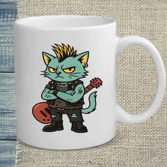 Tasse 325ml - Punk Cat - Katze