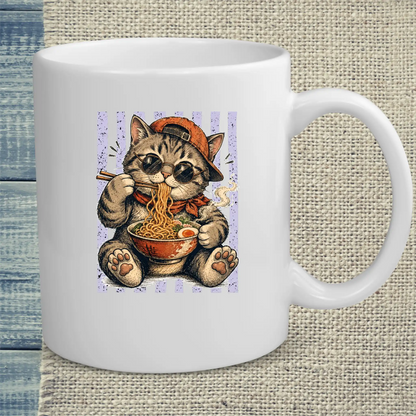 Tasse 325ml - Ramen Boy - Katze, Ramen, Cat Guy