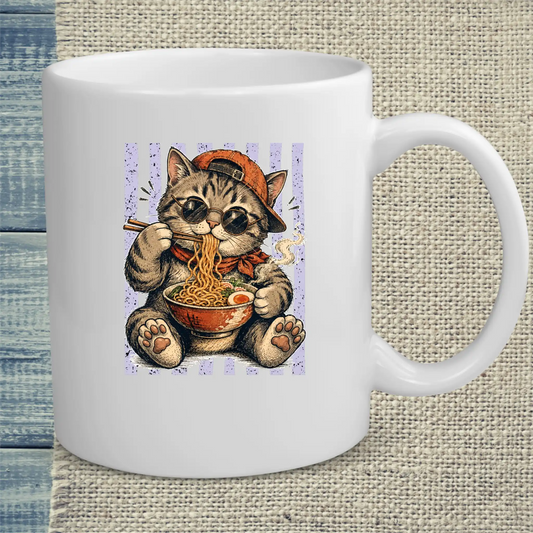 Tasse 325ml - Ramen Boy - Katze, Ramen, Cat Guy