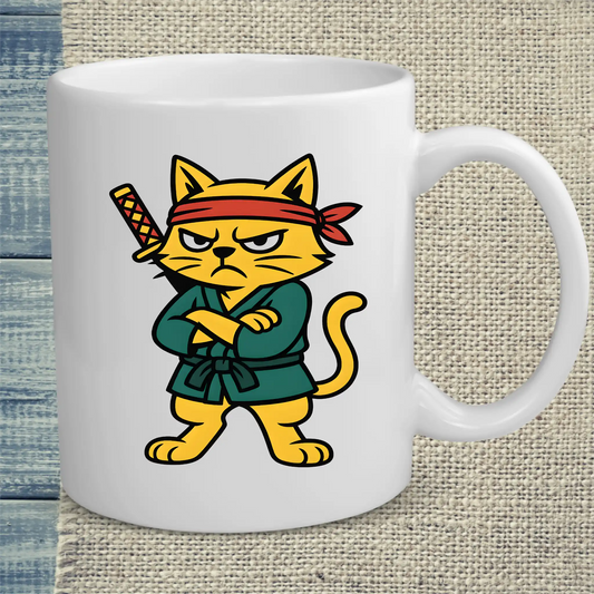 Tasse 325ml - Samurai Cat - Katze