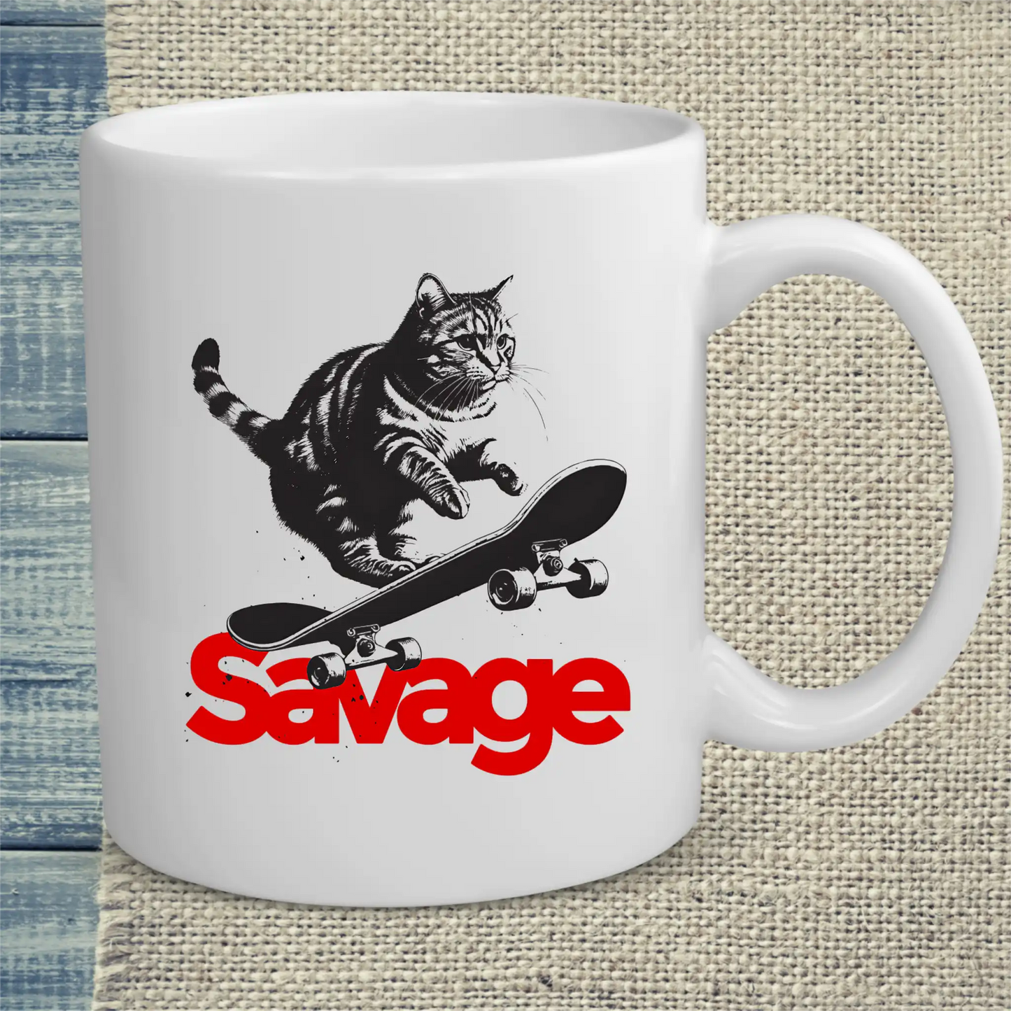 Tasse 325ml - Savage - Katze