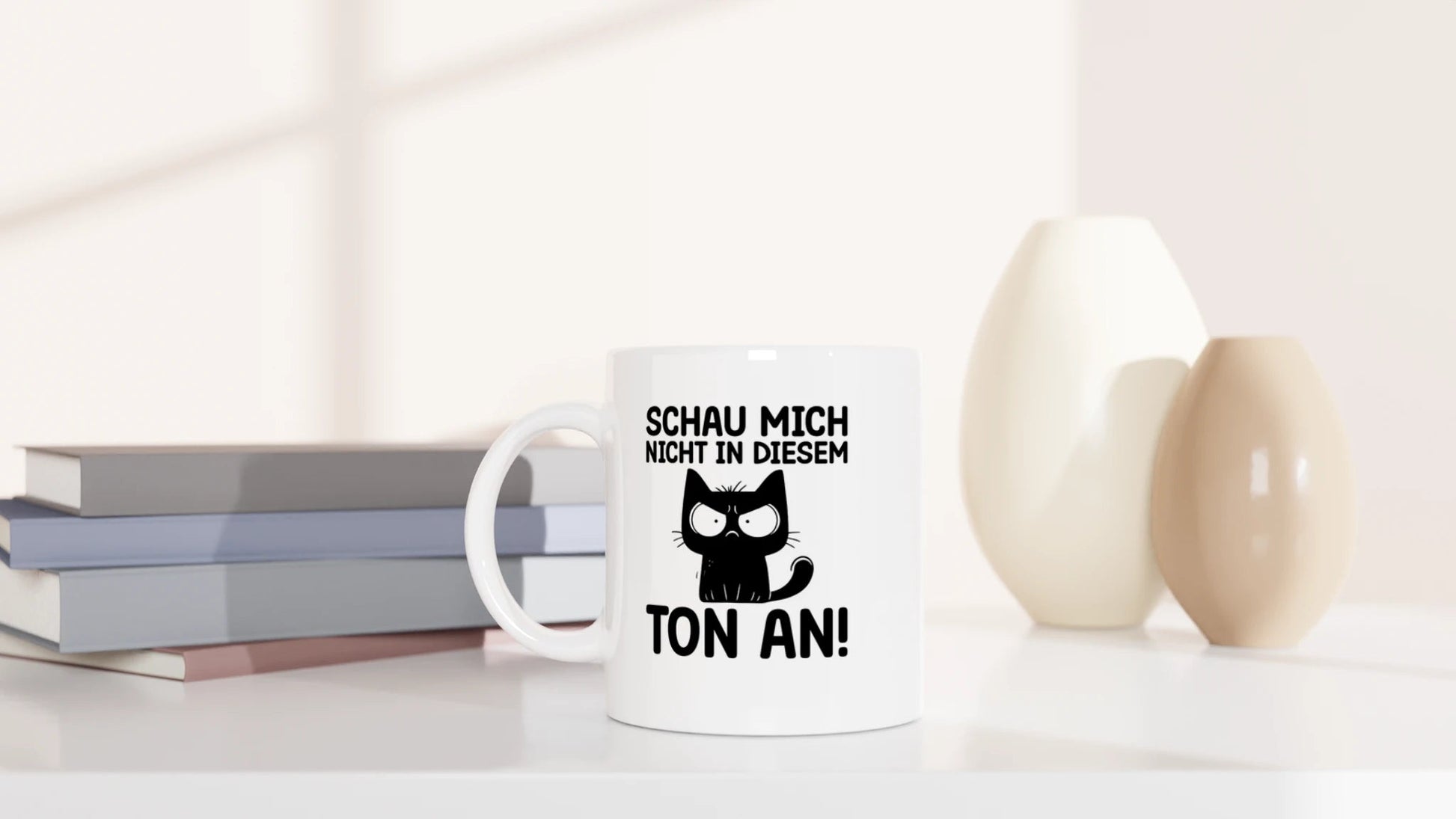 Tasse 325ml - Schau mich nicht in diesem Ton an - Katze