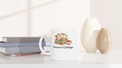 Tasse 325ml - Schnurren & Schlürfen - Katze & Kaffee