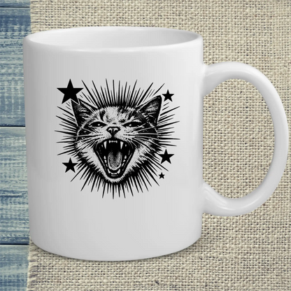 Tasse 325ml - Scream - Katze, Cat Guy