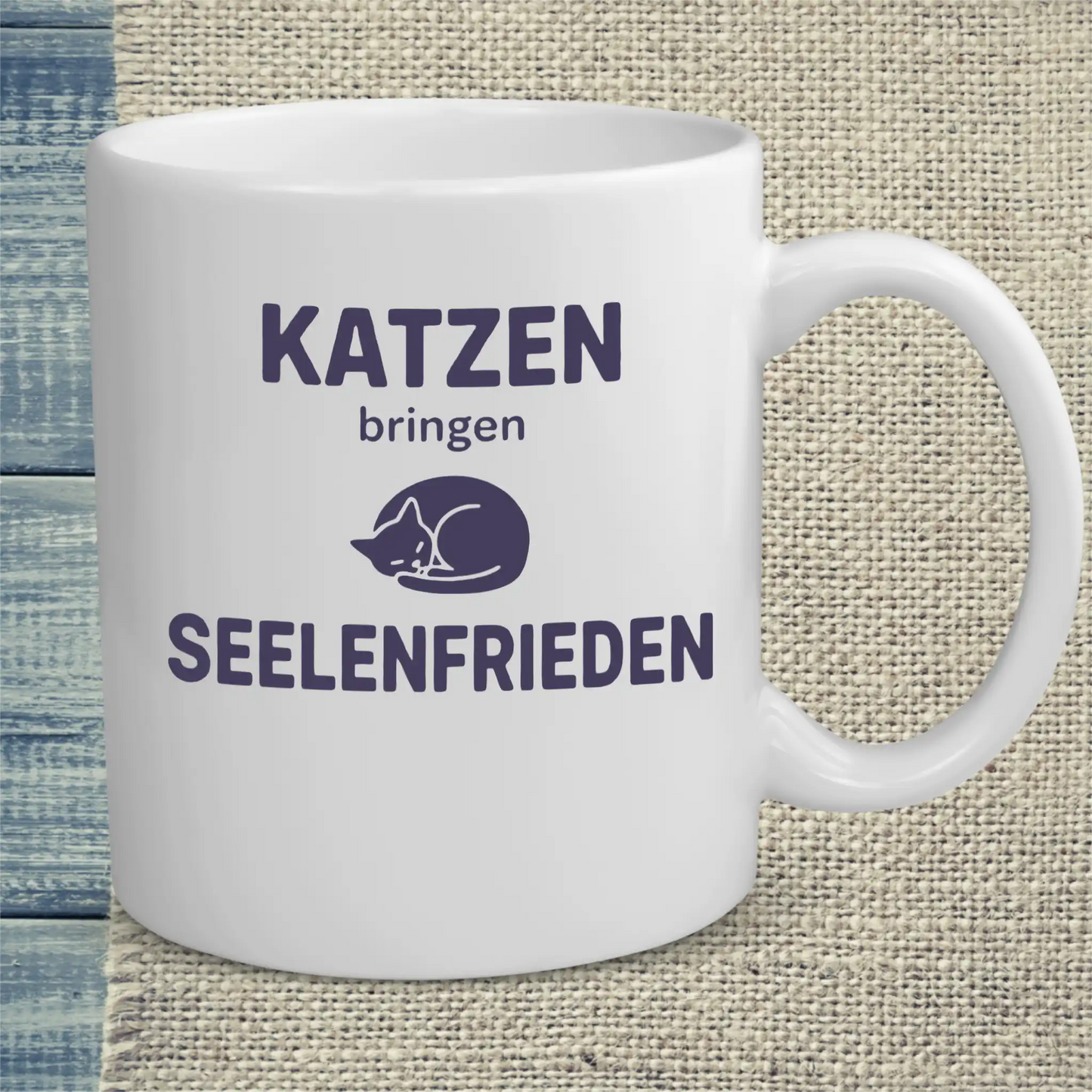 Tasse 325ml - Seelenfrieden - Katze