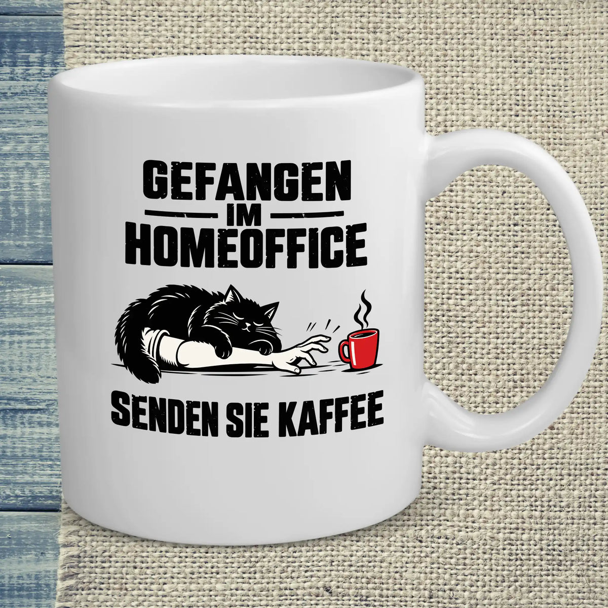 Tasse 325ml - Senden Sie Kaffee - Katze & Kaffee