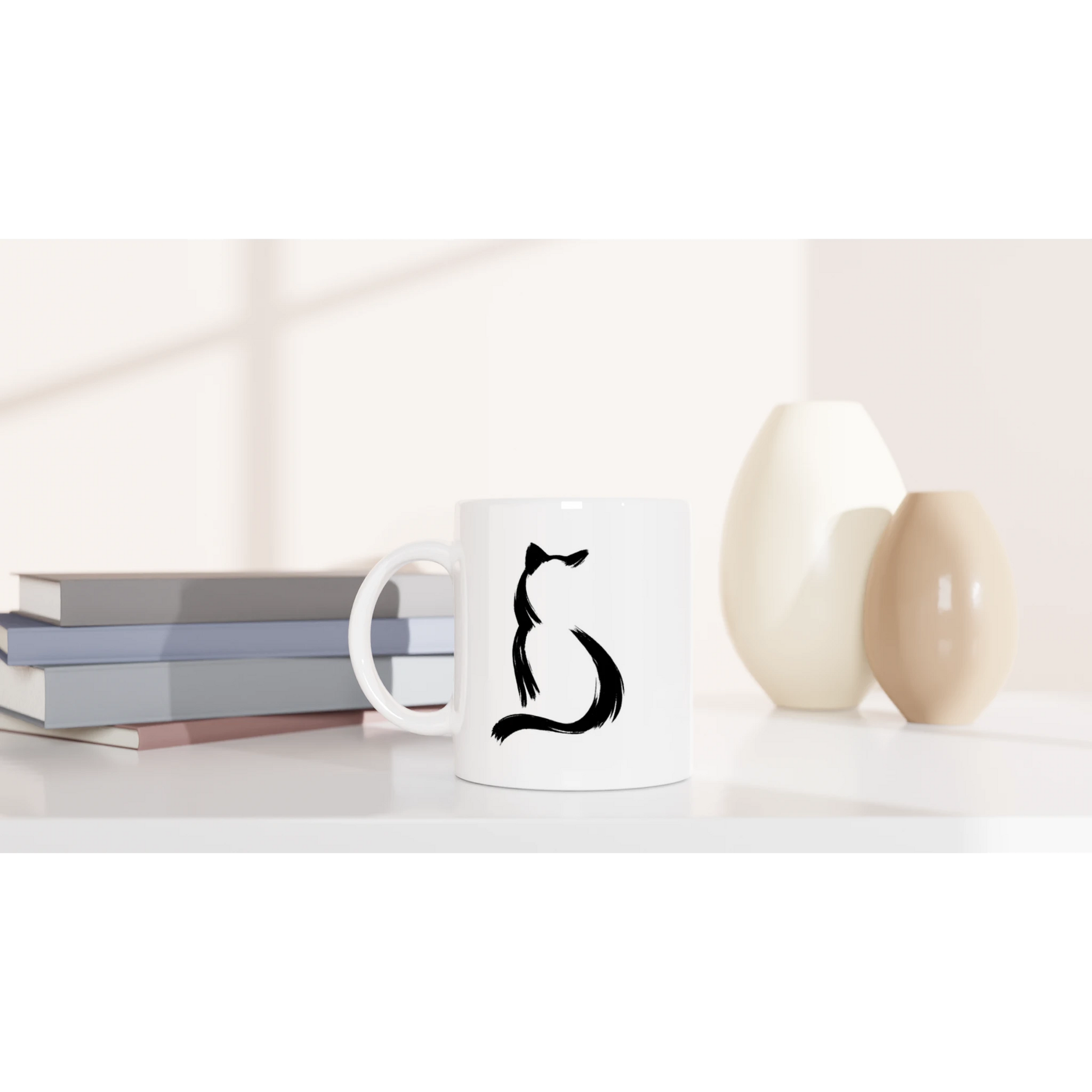 Tasse 325ml - Silhouette - Katze